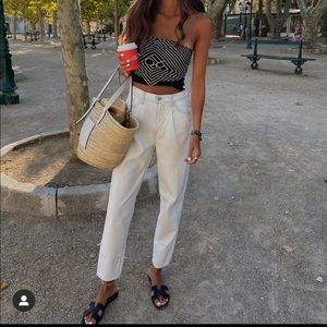 J Brand PLEAT FRONT PEG in vanish jeans Sz 27